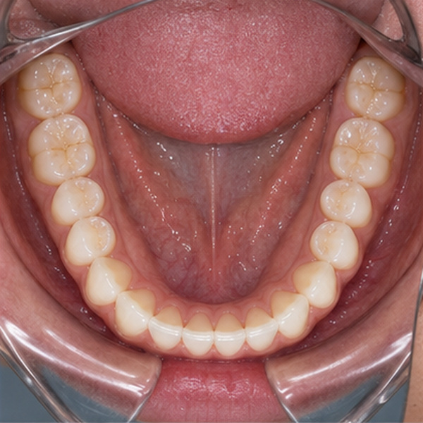 Vista clínica: Oclusal inf